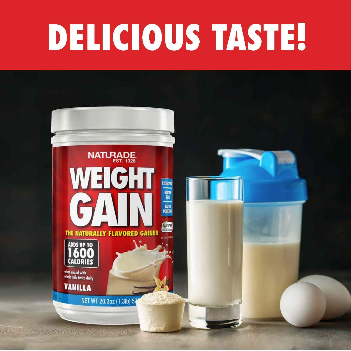 Naturade Weight Gain Instant Nutrition Drink Mix, Vanilla ,20.3 Ounce NaturadeBuy Supplements Australia