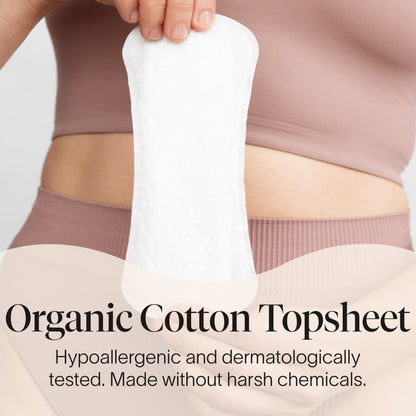 Cora Period Long Liners | 100% Organic Cotton Topsheet | Ultra Thin, Quick Absorbency CoraBuy Supplements Australia