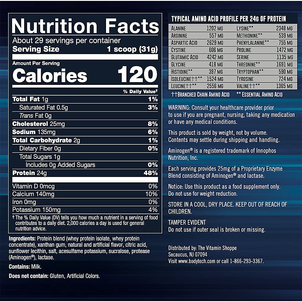 BODYTECH Whey Tech Pro 24 Protein Powder - Protein Enzyme Blend with BCAA's BODYTECHBuy Supplements Australia