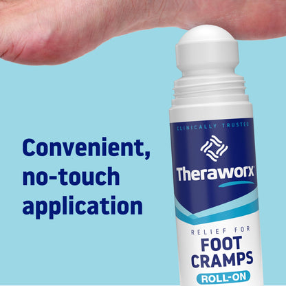 Theraworx Relief for Foot Cramps, Fast-Acting Foot Cramp Relief Roll-On - 2.5 Oz - 1 Count TheraworxBuy Supplements Australia