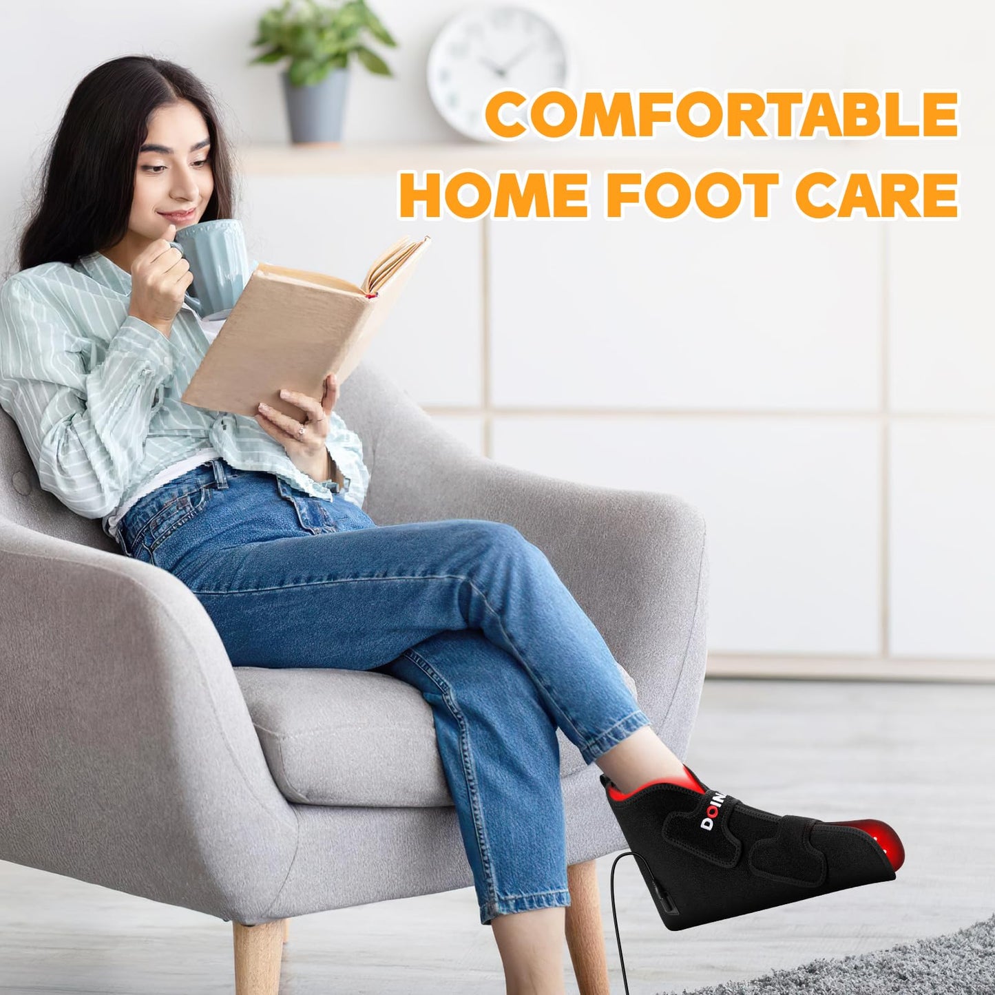 Doinart Red Light & Infrared Therapy for Feet—Infrared Light Therapy Feet for Neuropathy Shoe Wraps Toes DoinartBuy Supplements Australia