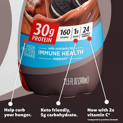 Premier Protein Shake, Cookies & Cream, 30g Protein, 1g Sugar, 24 Vitamins & Minerals Premier ProteinBuy Supplements Australia