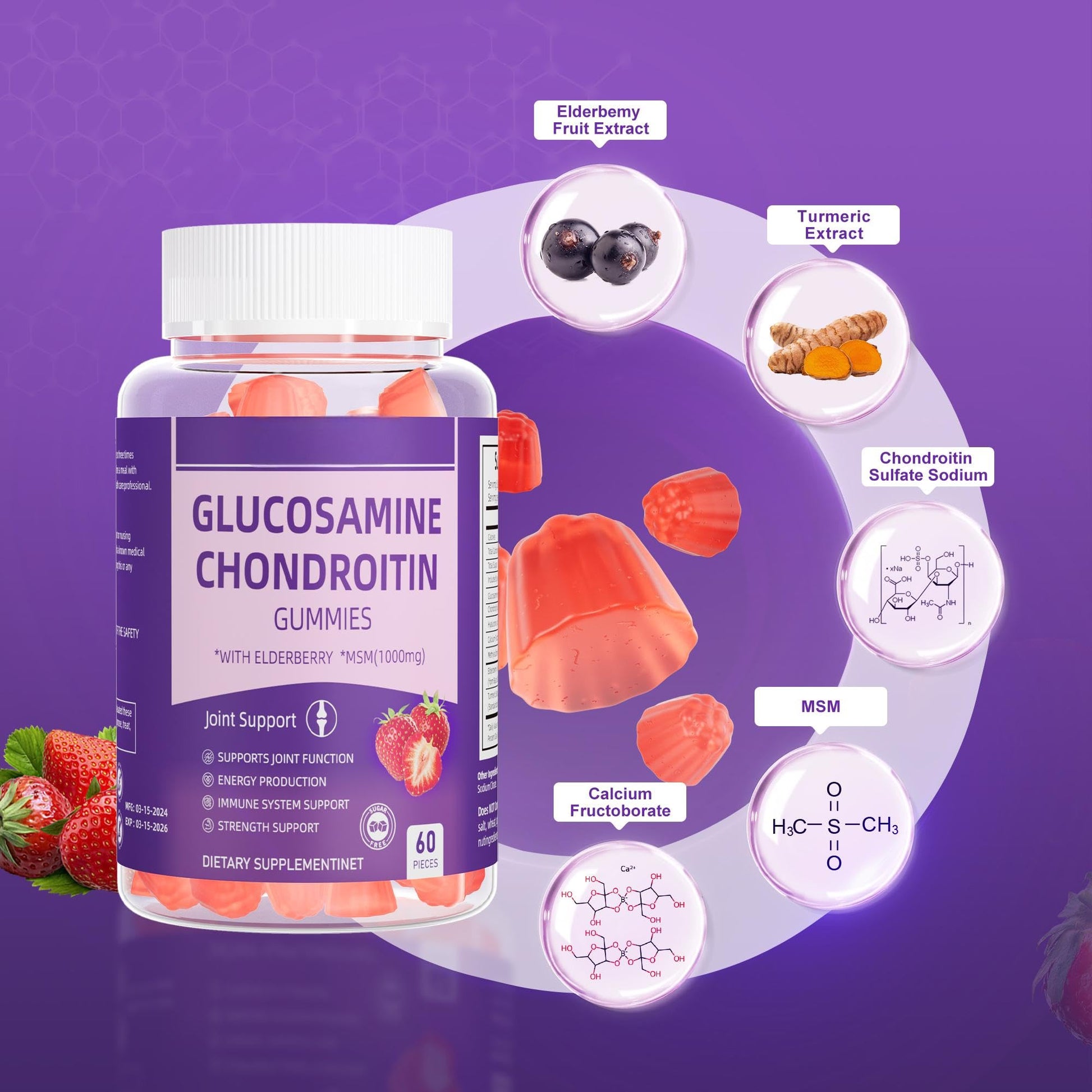 Dianww Feminine Balance Gummies, Premium Balance Supplement for Women PH Health, Immune Support, Energy Support, Vegan, Gluten-Free, Strawberry Flavor, 60 Gummies, 30 Servings 1 Pack DianwwBuy Supplements Australia
