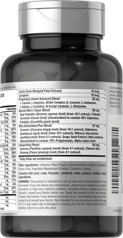 Horbäach Mens Multivitamin | 60 Caplets | Advanced Formula | with Vitamin C, D, Magnesium, Minerals & More | HorbäachBuy Supplements Australia