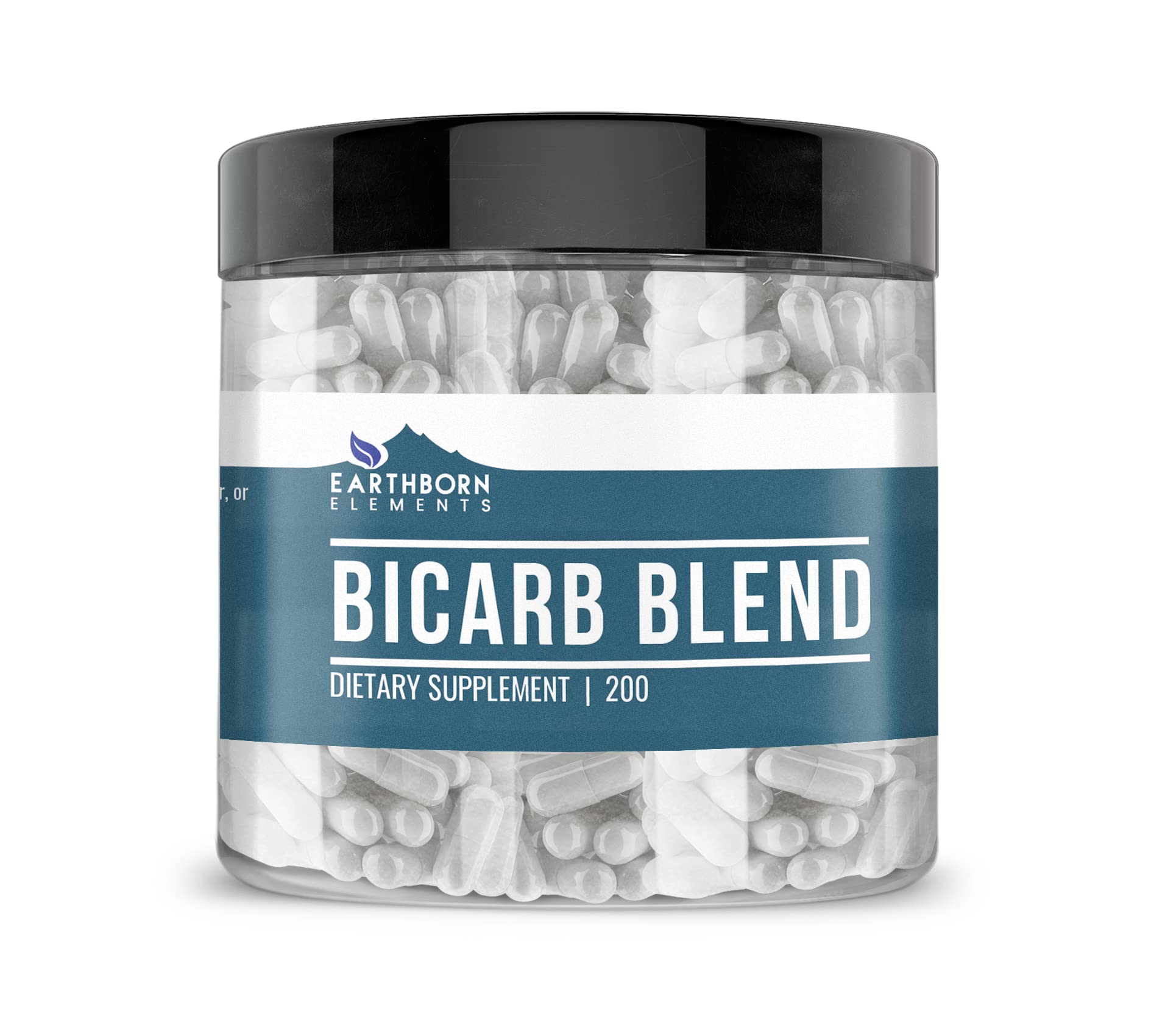 Earthborn Elements Bicarb Blend 200 Capsules, Pure & Undiluted, No Additives Earthborn ElementsBuy Supplements Australia
