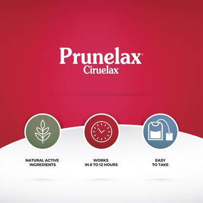 Prunelax Ciruelax Natural Laxative Regular for Occasional Constipation,Tea Bags, Prunes PrunelaxBuy Supplements Australia