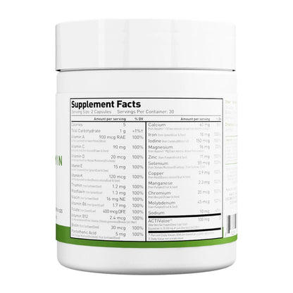 Kaged Multivitamin Capsules | Unflavored | Whole Foods Organic Fruits & Veggies | Plant Based Vegan Multivitamin KagedBuy Supplements Australia