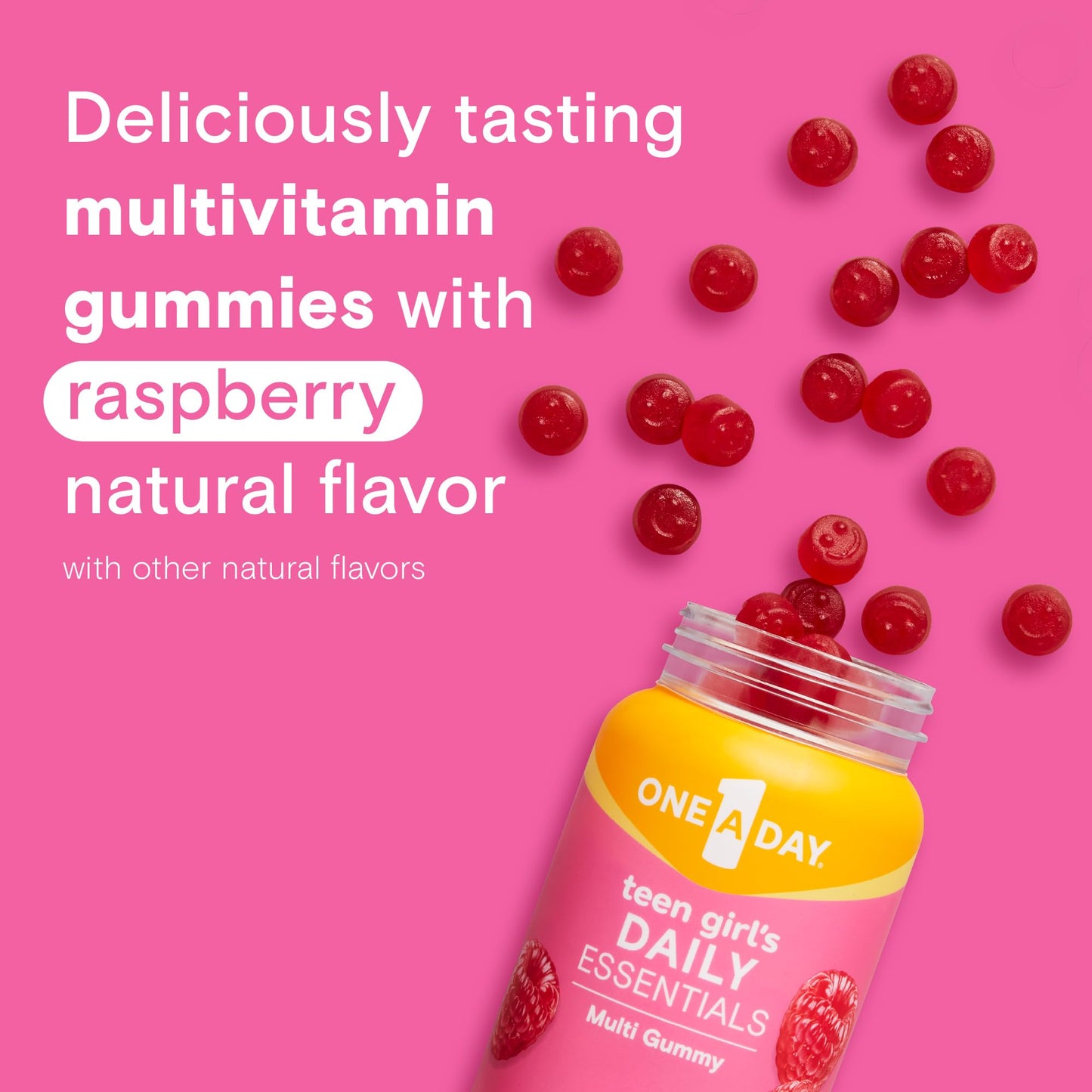One A Day Teen Girl’s Daily Essentials Multivitamin Gummies, Teen Girl Multivitamins with Biotin, Vitamin B12 and B6, Vitamin C ONE A DAYBuy Supplements Australia