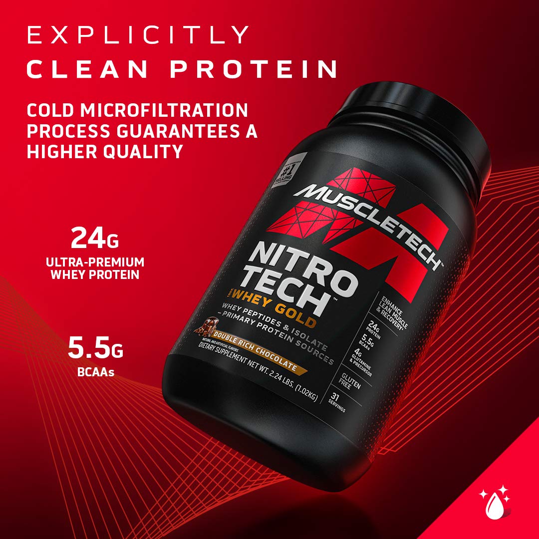 Whey Protein Powder MuscleTech Nitro-Tech Whey Gold Protein Powder Whey Protein MuscleTechBuy Supplements Australia