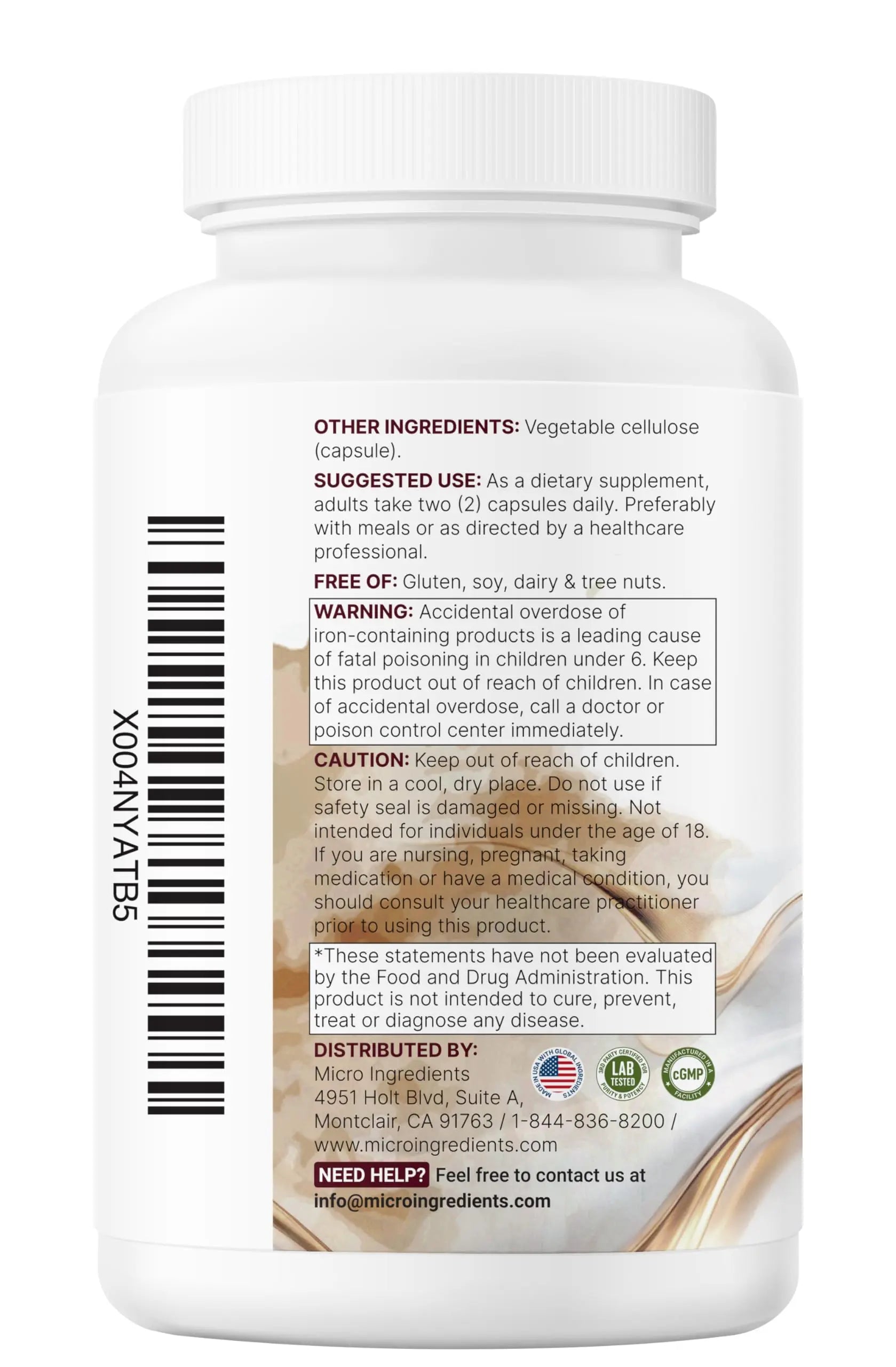 Micro Ingredients Methylated Bariatric Multivitamin with 45mg Iron, 240 Veggie Capsules | 23-in-1 Essential Vitamins with D3, K2, Zinc & More | Micro IngredientsBuy Supplements Australia