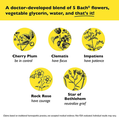 Bach RESCUE Remedy Dropper 20mL Bundle, Non-Alcohol Formula, Natural Stress Relief, Homeopathic RESCUEBuy Supplements Australia