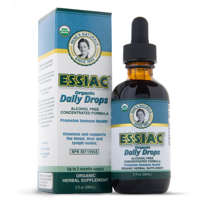 Essiac Original Tea USDA Organic Daily Drops for Enhanced Lymphatic Drainage and Immune Support | Alcohol Free Concentrated Formula | 2oz (59ml) EssiacBuy Supplements Australia