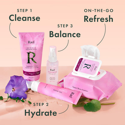 Rael Feminine Wipes, Soothing Wipes for Women - pH Balance, Clean Ingredients, All Skin Types RaelBuy Supplements Australia