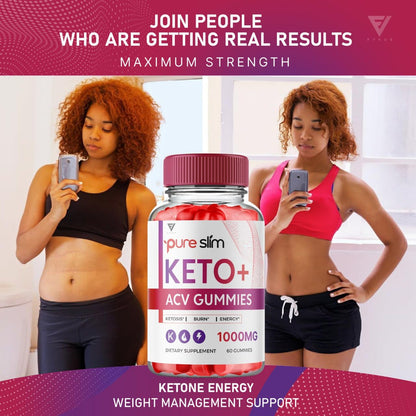 (5 Pack) Pure Slim Keto ACV Gummies, Pure Slim Keto ACV Gummies Advanced Weight Loss FyvusBuy Supplements Australia