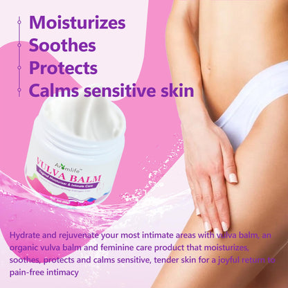 Aromlife Vulva Moisture Balm Cream, for Female Dryness Cure and Support Itching Irritation, AromlifeBuy Supplements Australia