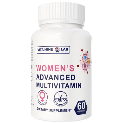 VITA MINE LAB Women's Advanced Multivitamin, Supports Energy, Immune Health & Overall Well-Being, Gluten-Free, Halal VITA MINE LABBuy Supplements Australia
