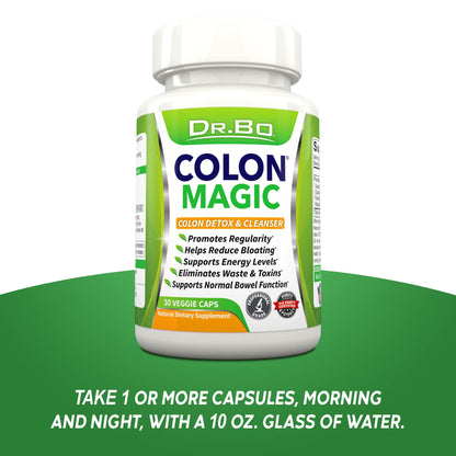 Colon Cleanse Detox Formula - Natural Bowel Cleanser Pills for Intestinal Bloating & Fast Digestive DR. BOBuy Supplements Australia
