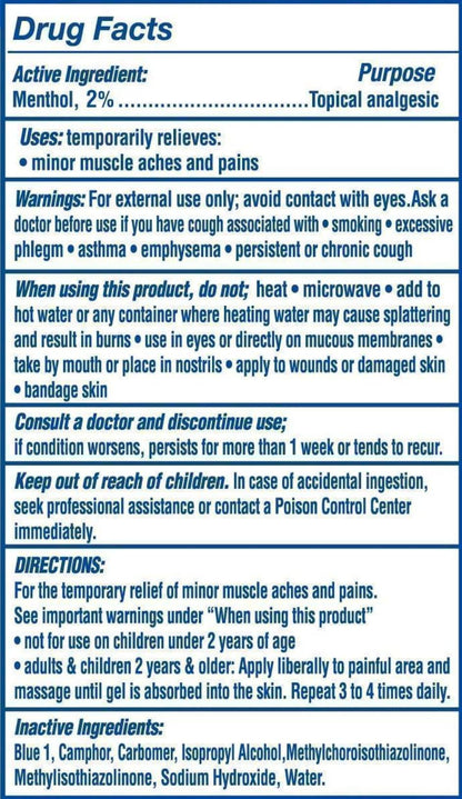 Artic Ice Pain Relieving Gel 2% Menthol Blue 7 Ounce, 1 Count Artic IceBuy Supplements Australia