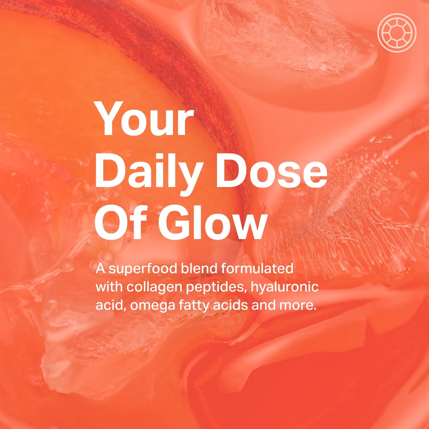 Proper, The Corals Daily Glow Beauty Blend - Nutrient Dense Superfood Powder with Collagen Peptides, Hyaluronic Acid Powder, Vitamin C, and MSM. Hair, Skin, Nail Vitamin Supplement for Women & Men ProperBuy Supplements Australia