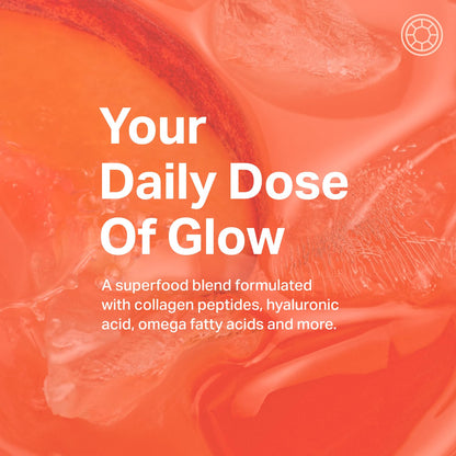 Proper, The Corals Daily Glow Beauty Blend - Nutrient Dense Superfood Powder with Collagen Peptides, Hyaluronic Acid Powder, Vitamin C, and MSM. Hair, Skin, Nail Vitamin Supplement for Women & Men ProperBuy Supplements Australia