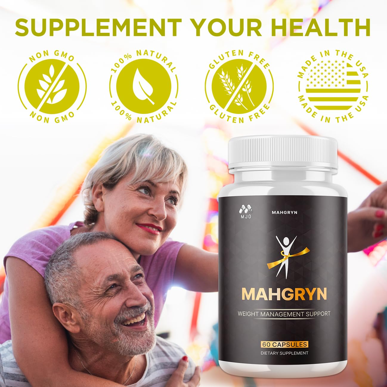 (3 Pack) Mahgryn Capsules, Official Mahgryn Pills with All Natural Ingredients, Advanced Overall Health and Wellness Vitamin Supplement Formula for Maximum Strength Multivitamin Support (180 Capsules) MJOBuy Supplements Australia