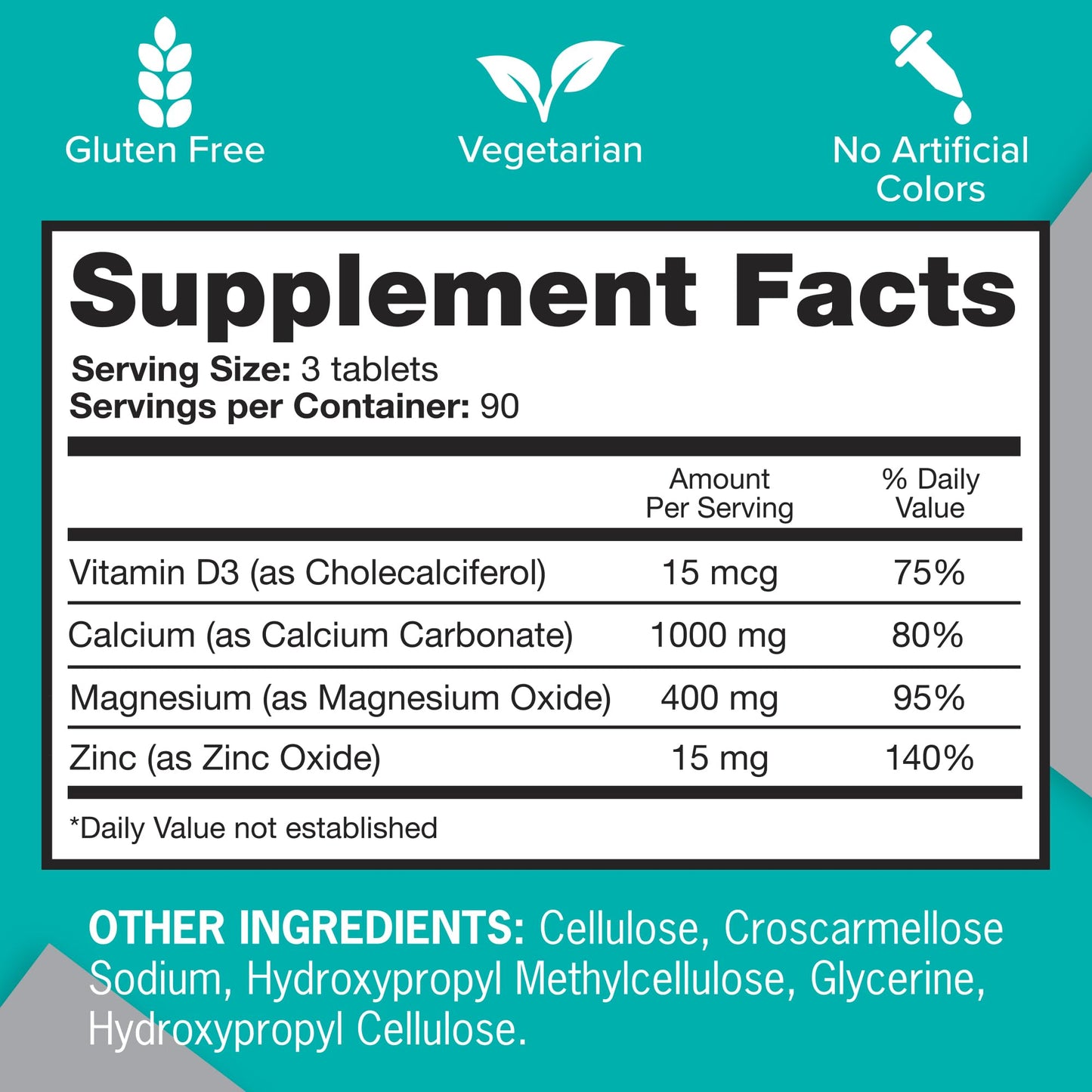 Qunol Calcium 3 in 1 Tablets with Calcium, Magnesium & Zinc for Immune Support, Bone QunolBuy Supplements Australia