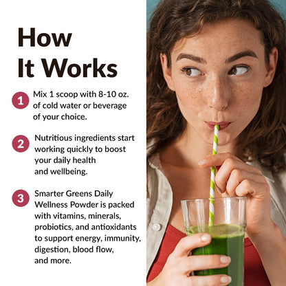 FORCE FACTOR Smarter Greens Daily Wellness Powder to Support Energy, Immunity & Digestion Force FactorBuy Supplements Australia