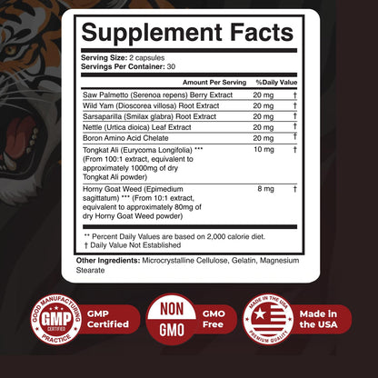 HunterPower – Hunter Power Daily Botanical Supplement with Saw Palmetto, Tongkat Ali, Nettle, Wild Yam & Horny Goat Weed – Non-GMO, Stimulant-Free Formula, Made in USA – 60 Capsules, 1 Month Supply Nature’s NutriWaveBuy Supplements Australia