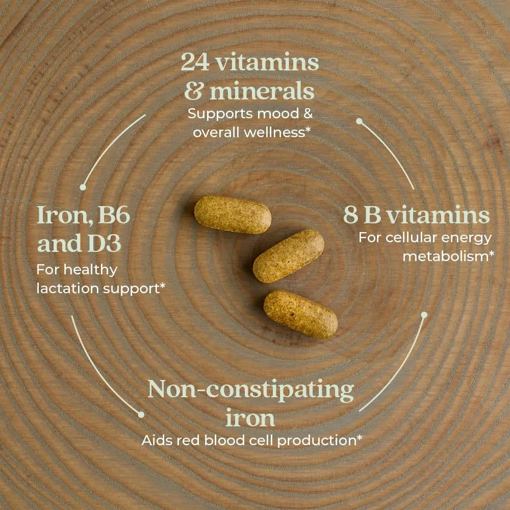 New Chapter, Postnatal Vitamins Lactation Supplement, Complete Multivitamin with Fermented Vitamin D3 + B Vitamins New ChapterBuy Supplements Australia
