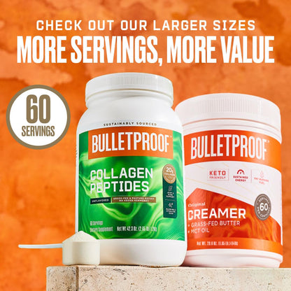 Bulletproof Unflavored Collagen Protein Powder, 17.6 Ounces, Grass-Fed Collagen Peptides BulletproofBuy Supplements Australia
