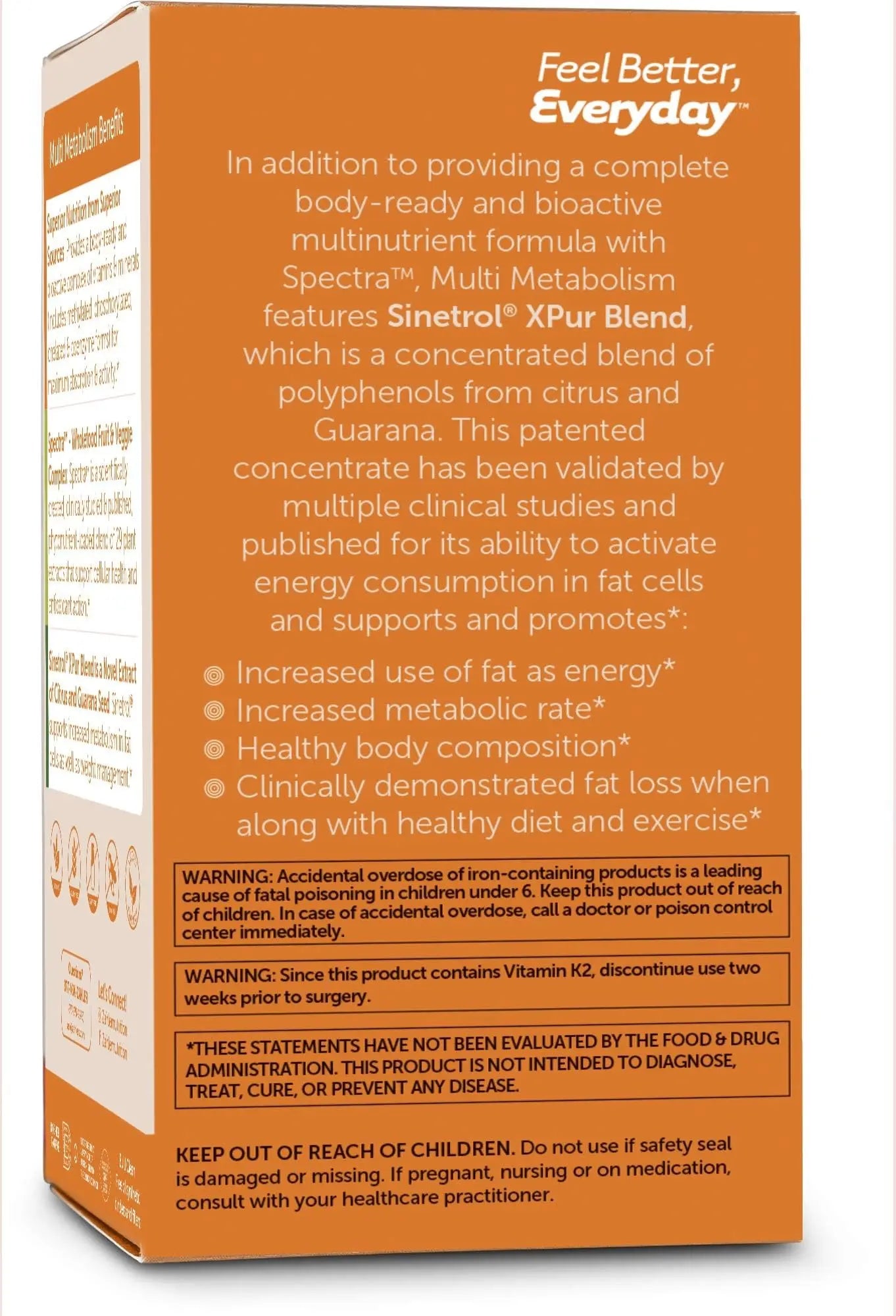 Zahler Multivitamin Metabolism + Weight Management Support for Women and Men with Iron, Certified Kosher, 60 Capsules Zahler