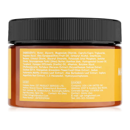 Magnesium Cream for Sleep & Muscle Recovery - Soothing Topical Magnesium Lotion for Leg Cramps, Joint Comfort, Pain Relief - Relaxing Magnesium Body Butter for Men Women Kids (120ml, Vanilla) LEPONIXBuy Supplements Australia