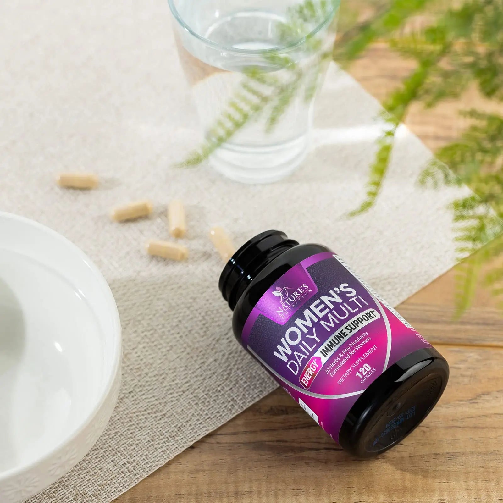 Multivitamin for Women - with Vitamins A, C, D, E, B6, B12, Zinc, Calcium & Magnesium, Womens Daily Multi Vitamin Multimineral Supplement Nature's NutritionBuy Supplements Australia