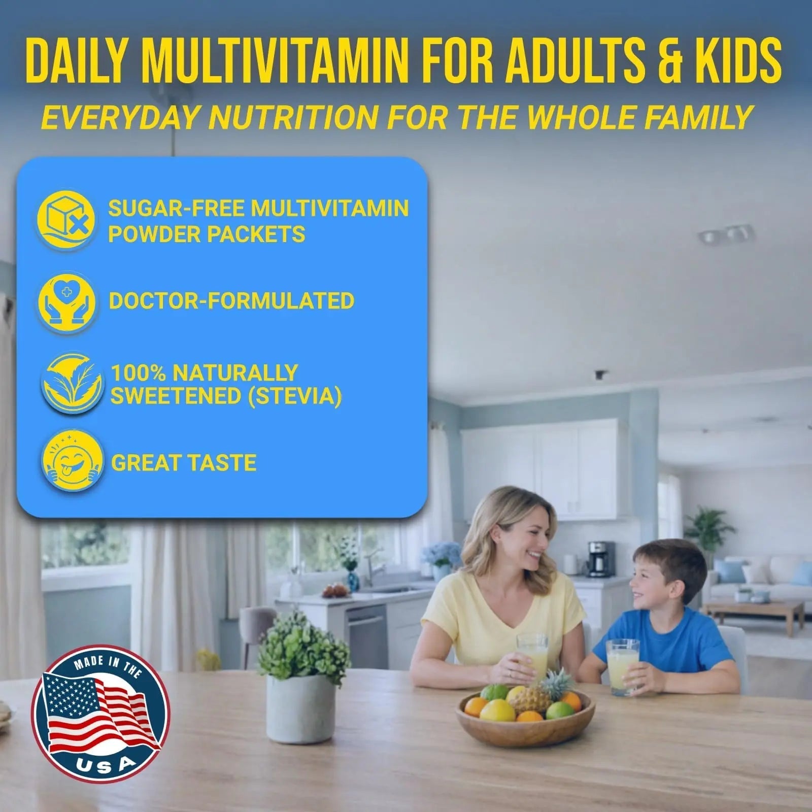 Dr. Price's Multivitamin for Women and Men | Tropical 30 Servings | Daily Supplement Powder with Vitamin C, B Complex & Minerals | Dr. Price's VitaminsBuy Supplements Australia