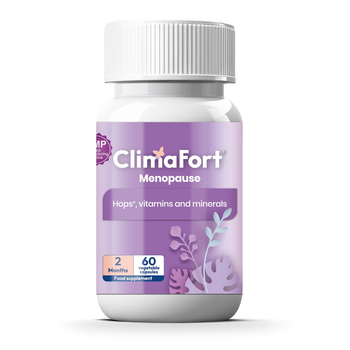Climafort 60 Day Supply | Menopause Relief Pills | Natural Relief for Hot Flashes, Night Sweats, Mood Swings & Hormone Balance | Hops, Vitamins, and Minerals | 1 Capsule Daily ClimafortBuy Supplements Australia