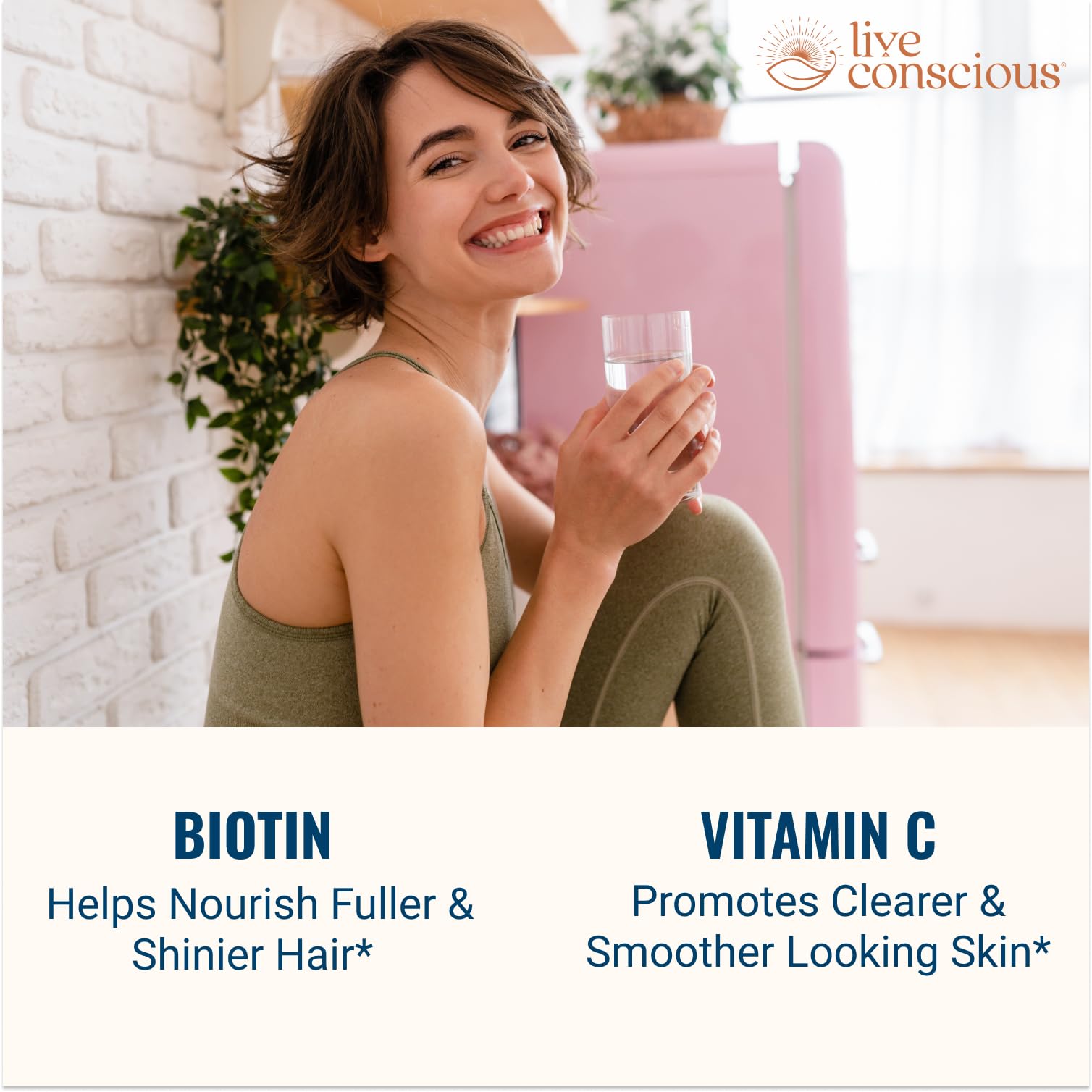 Live Conscious Beyond Collagen Multi Collagen Capsules - Types I, II, III, V & X | Hydrolyzed Blend with Biotin & Vitamin C for Hair, Skin, Nails 90 Capsules (2-Pack) Live ConsciousBuy Supplements Australia