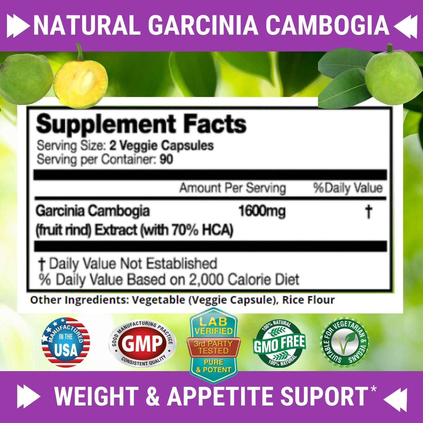Fresh Healthcare 100% Pure Garcinia Cambogia Extract - All Natural Appetite Suppressant FRESH HEALTHCAREBuy Supplements Australia