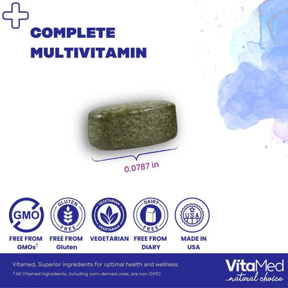 Vita Forte Vegan Multivitamin with Probiotics, Digestive Enzymes & 42 Fruits & Vegetables – Halal Certified VitaMedBuy Supplements Australia
