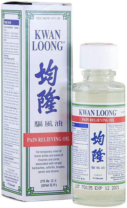 Kwan Loong Pain Relieving Aromatic Oil (2 fl oz) Prince Of PeaceBuy Supplements Australia