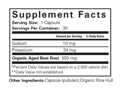 Think Remedy Aged Beet Root Capsules - Beet Pills for Stamina - Organic Beet Root Powder Think RemedyBuy Supplements Australia