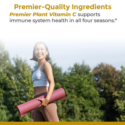 Premier Research Labs Vitamin C Supplement - Natural Vitamin C, Whole Food Vitamin C, Essential C Complex, Pure with Bioflavonoids & Organic Ingredients - 60 Vegetarian Capsules Premier Research LabsBuy Supplements Australia