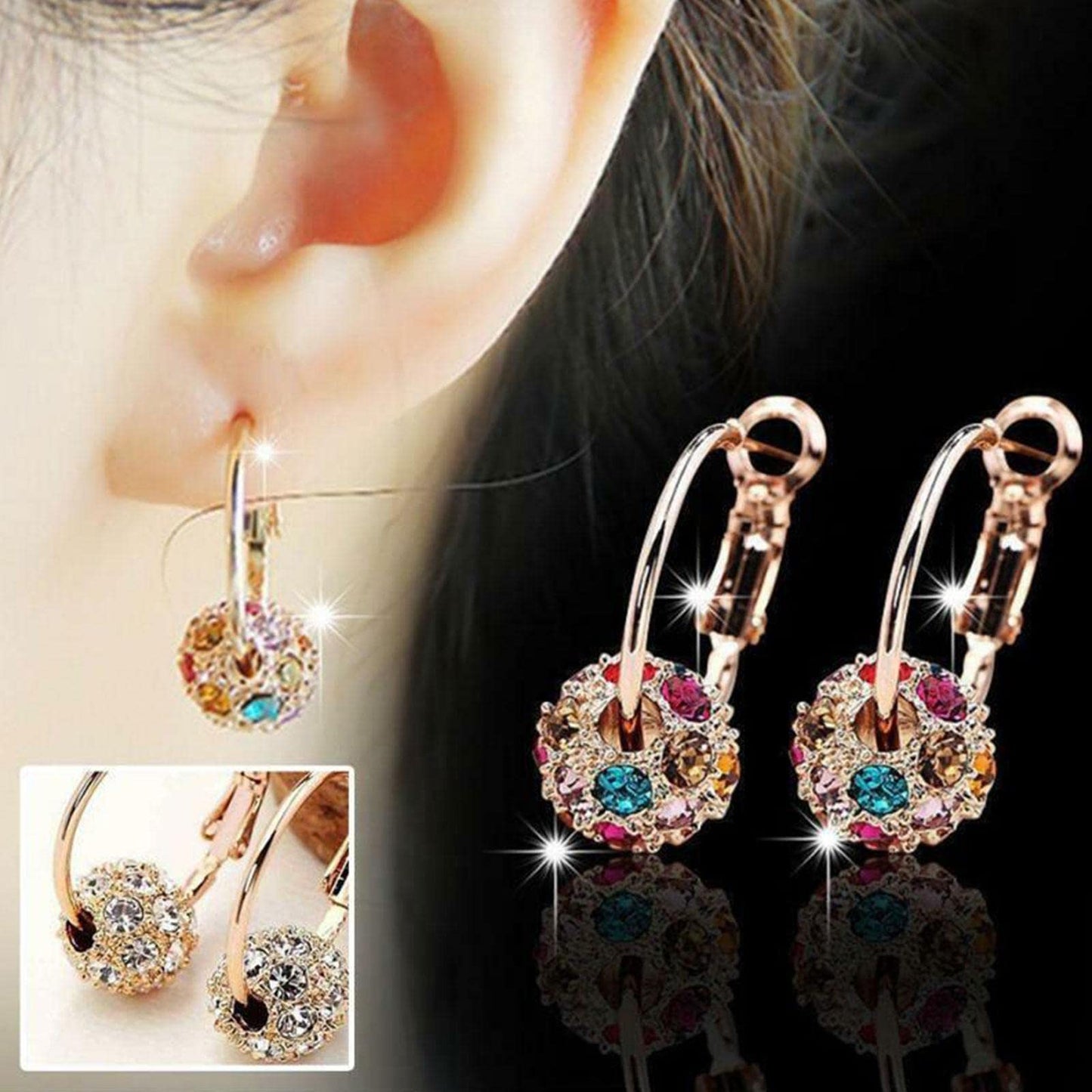 1 Pair Slimming Earrings, Weight Loss Earrings, Burning Fat Health Jewelry for Women Girls GenericBuy Supplements Australia
