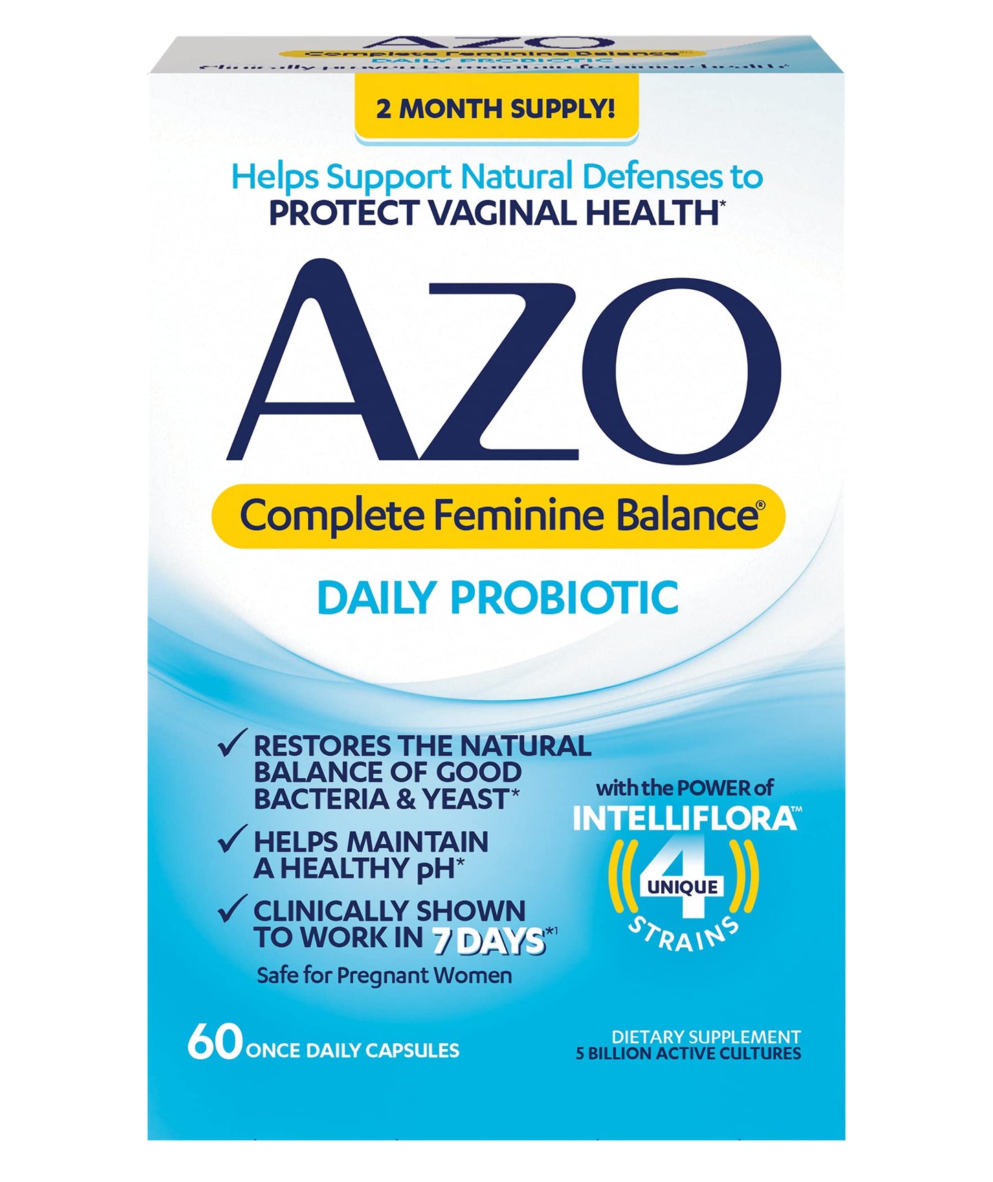AZO Complete Feminine Balance Daily Probiotics for Women & Boric Acid Vaginal Suppositories AZOBuy Supplements Australia