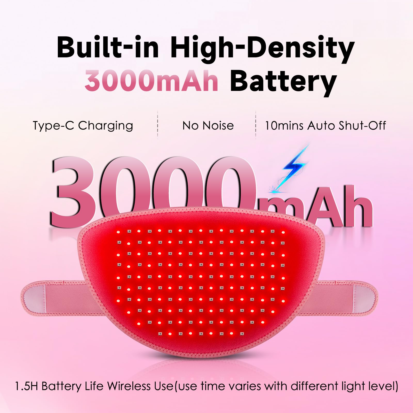 Red Light Therapy Belt Pad: Near Infrared Lamp Pain Relief 156 LEDs Wrap Body Heating Pads AstarexinBuy Supplements Australia