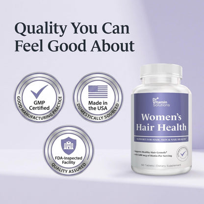 Dr Vitamin Women's Hair Health - Hair, Skin & Nails Support with Biotin & Collagen - 60 Tablets DR VITAMIN SOLUTIONSBuy Supplements Australia