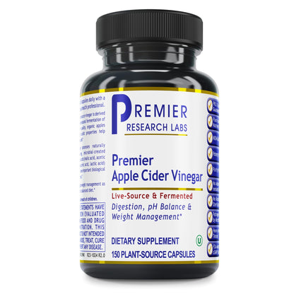 Premier Research Labs Apple Cider Vinegar Capsules - ACV Capsules, Apple Cider Vinegar Pills, Supplement for Digestion, pH Balance, Microbiome Health for Women and Men - 150 Vegetarian Capsules Premier Research LabsBuy Supplements Australia