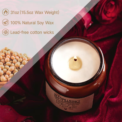 Candle Amber Moss Scented, Valentines Day Gifts for Her Girlfriend Wife, Romantic Anniversary YINUO LIGHTBuy Supplements Australia