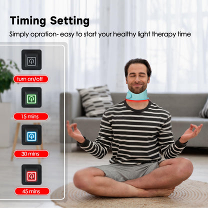 Red Light Therapy for Neck, Yasinaner Red Infrared Light Therapy Pad for Neck 660nm Red Light yasinanerBuy Supplements Australia