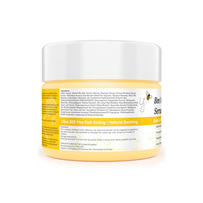 DRUOUO Natural Organic NZL Bee Venom Professional Serum Care, Joint & Muscle & Bone Cream Gel - for Back, Neck, Hand, Foot, Knee, Muscle, Shoulder, Hip, Nerve, Vitamin B6, Aloe Vera, Adult, Elderly DRUOUOBuy Supplements Australia