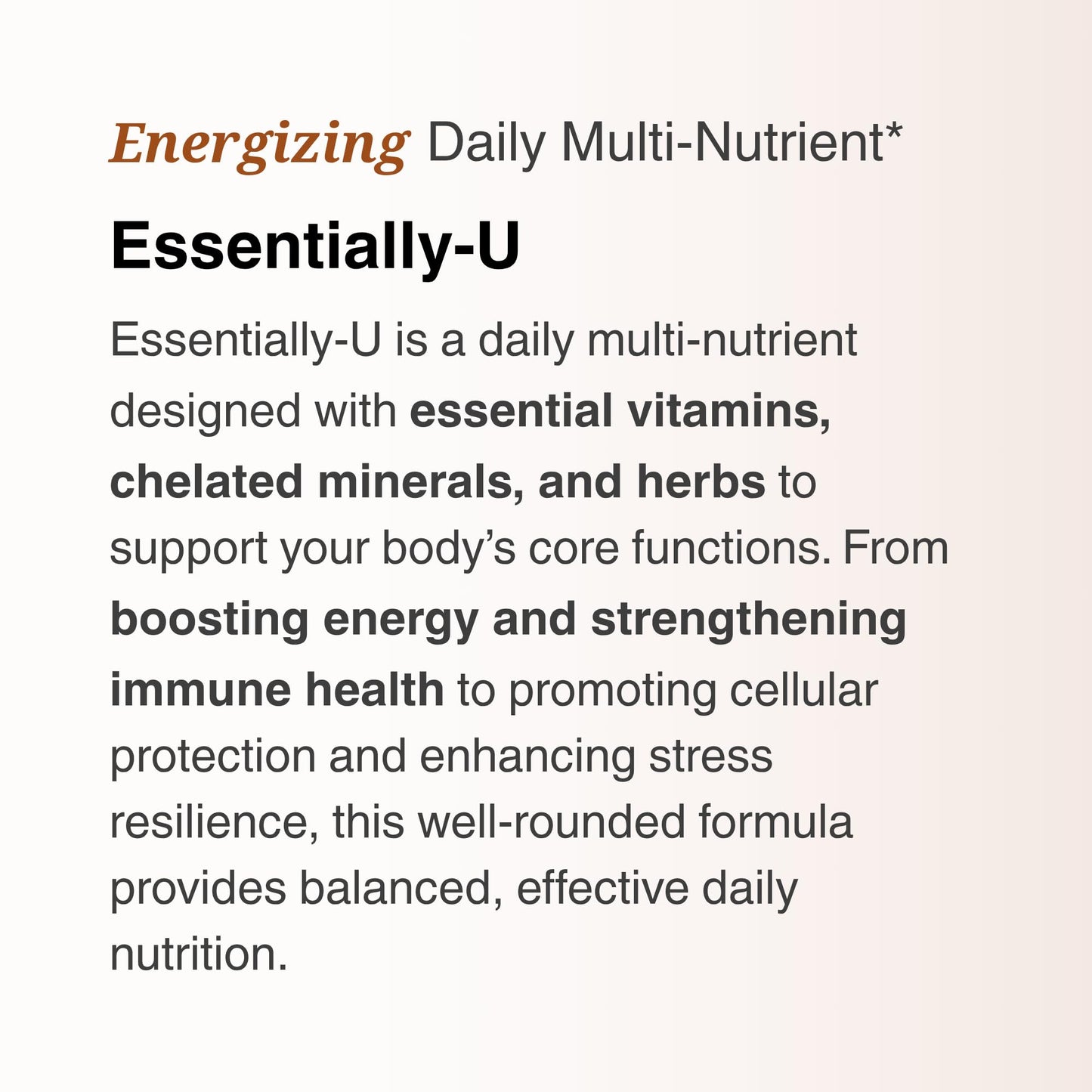 Utzy Naturals Essentially-U Multi-Nutrient | Whole Food Antioxidants + Chelated Minerals for Everyday Health | 180 Capsules Utzy NaturalsBuy Supplements Australia